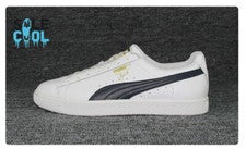 Puma Clyde Core L Lámina Con Cordones Para Hombre Tenis Zapatos Informales - Blanco 364669-02