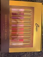Paquete de 10 brillos labiales brillantes Bisou Beauty - totalmente nuevos ~ envío gratuito