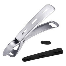 Soporte de cuenco de silicona de acero inoxidable resistente al calor mango antideslizante Pa
