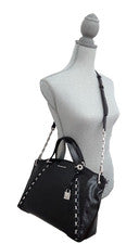 Bolso Cartera MICHAEL KORS SADIE MK Para Mujer Negro Charol LG TZ 30F7SAES3A
