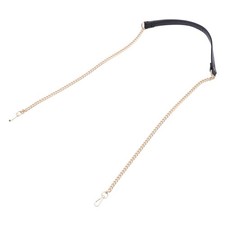 Moda PU y Metal Cadena Bolso Bolso Bolso Bolso Cartera Repuesto Cadena Correa