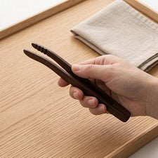 Clip de té de madera reutilizable resistente al calor utensilios para hacer té marrón para uso doméstico