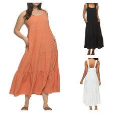 Maxi vestido para mujer Felina en capas
