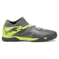 Zapatillas deportivas grises de fútbol de entrenamiento de césped PUMA Future 7 Match Rush para hombre
