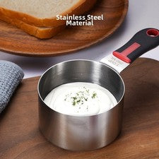 Küche Messlöffel Set 4 Stück Edelstahl Stapelbar Tassen zum Backen