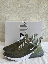 Nike Air Max 270 Verde Oliva Blanco Talla 9 Hombres Tenis para Correr FJ0680 222 NUEVO EN CAJA