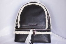 Nueva mochila para mujer Michael Kors bolso negro con cremallera de ñandú