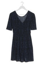 Vestido de verano mujer Cooperactive estampado abstracto azul-negro talla 36