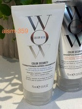 Champú y acondicionador DUO nuevo y sellado COLOR WOW color seguridad 75 ml TOTALMENTE NUEVO
