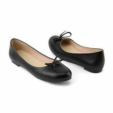Zapatos planos de ballet informales Mary Jane con lazos para mujer