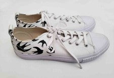 Zapatilla deportiva baja ALEXANDER MCQUEEN Swallow Swarm Vulc MCQ para hombre EE. UU. 9M o Reino Unido 8