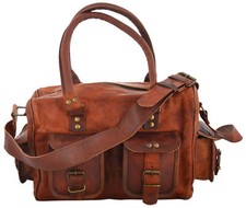 Bolso De Mano De Cuero Para Mujer De Moda 13" Bandolera Tote Mensajero