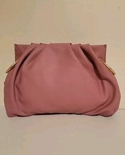 Bolso sin asas House Of Want malva/rubor frío con marco 👛 10x9x4", nuevo
