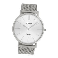 Oozoo Reloj Hombre Plata Analógico C9904A Vintage Series UOC9904A