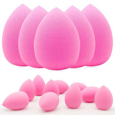 Juego de esponja de maquillaje profesional de 12 piezas, rostro suave impecable sin látex
