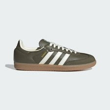 Tenis Adidas Samba OG Medianos Caqui Crudo Goma JR0890 Cuero Hombre’s