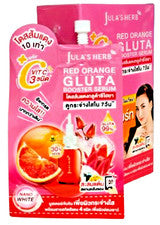 JULA'S HERB Rojo Naranja Gluta Booster Suero Facial Vitamina C 6g x 6 Sobres