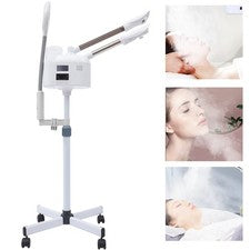 3 en 1 spa salón aparato combinado vaporizador ozono lupa humidificador DE