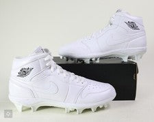 Botines Nike Jordan 1 Mid Force Savage blancos promocionales para hombre talla 12 (FD2237-111)