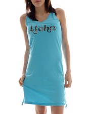 Vestido Brunotti vestido de verano vestido camisero Iairosa azul letras