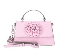 MADDEN NYC Mujer Roseta Asa Superior Bolso de Mano Correa para el Hombro • Rosa Pastel