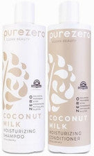 Champú y acondicionador hidratante Purezero Clean Beauty leche de coco 12 oz - paquete de 2
