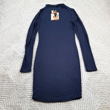 Mini Vestido ceñido al cuerpo Naked Wardrobe para mujer M Azul Simulación Club Noche Salida Kardashian