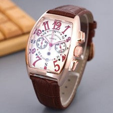 Blue Angel Reloj Hombre Moda Cinturón Cuarzo Reloj Lo último