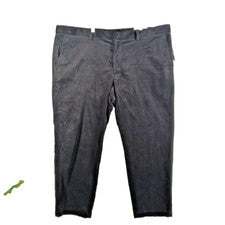 NUEVO CON ETIQUETAS $89 INC Elegante Fiesta Pana Hombres Pantalones Ajustados BiG y Alto 50" Cintura Negro