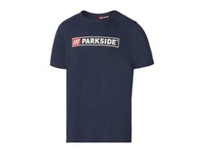 Camiseta Para Hombres Parkside Tools Estilo Ajustado Azul Marino Grande Cuello Redondo Novedad Trabajo