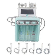 Máquina de cuidado facial 6 en 1 máquina de hidrógeno y oxígeno pequeña burbuja AC110V 200W
