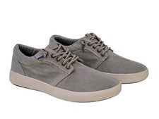 Natural World 8410E 670 Gris Claro Gris Algodón Orgánico Hombre Zapatillas Veganas