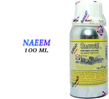 Aceite de perfume concentrado Surrati Naeem, envasado de 100 ml, aceite Attar.
