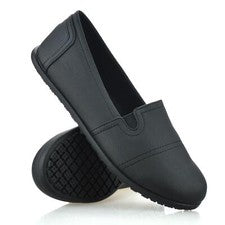 Zapatos de salón planos sin cordones de lona de espuma viscoelástica para mujer para caminar trabajo Entrenadores Zapato