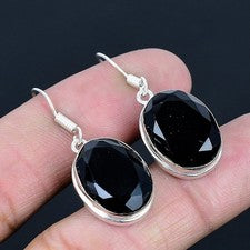 Pendiente de joyería de plata esterlina 925 hecho a mano con piedras...