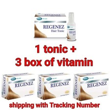 SET Cápsula Regenez Tónico Cabello Nutrir Biotina Vitamina Crecer Mega We Care Antiloss