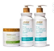 Kit de cuidado capilar de azúcar cruda, champú y acondicionador batido hidratante + mascarilla capilar