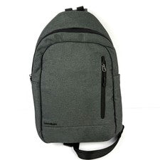 Bolso Bandolera Travelon Urbano Gris Pizarra Lona Bolso de Mano Antirrobo RFID Nuevo