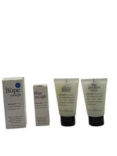 Lote de 4 productos Philosophy para el cuidado de la piel 2 sueros reafirmantes faciales y 2 exfoliantes faciales