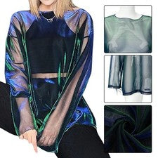 Prendas para el torso de moda para mujer manga larga sexy adelgazante suave liso