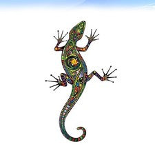 Adhesivos para decoración del hogar de reptiles sala de estar adorno de lagarto de pared de cabecera
