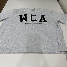 Camiseta gris jaspeado M de ASOS Design Weekend Collective Icon