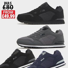 Zapatos deportivos FILA Cress para hombre (tallas 6 a 12) NEGRO, AZUL MARINO o GRIS **Nuevo diseño*