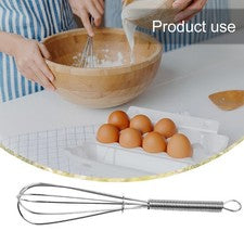 Utensilios de cocina manual de acero inoxidable vaso de huevos batidora para mini
