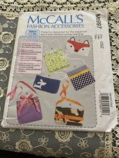 MCCALLS MODA ACCESORIOS PATRÓN 6997 ~ BOLSO BANDOLERA ~ MONEDERO ~ BOLSOS PEQUEÑOS