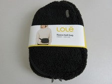 Bolso Cinturón Lole Polar Unisex Talla Única Cremallera Bidireccional Ligero - Negro (NUEVO CON ETIQUETAS)
