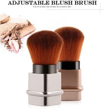 Cepillo retráctil para polvo de uñas cepillo de rubor domo herramientas de belleza cepillos de maquillaje