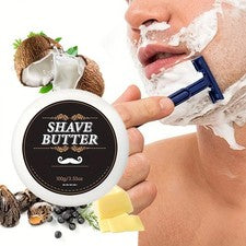 Mantequilla de afeitar para el cuidado facial no grasa 100 g para hombre 1 pieza hidratante suave