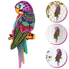 Loro para decoración del hogar habitación pared adorno pájaro decoración hierro decoraciones