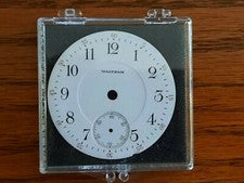 (12) Reloj de Bolsillo Transparente con Bisagras ESFERA Soporte Contenedor de Exhibición Cajas de 2" x 2" x 1/4"